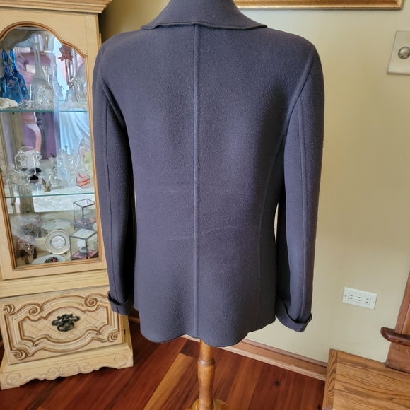 GIORGIO ARMANI WOOL/CASHMERE DOUBLE-BREAST BLAZER - Picture 9 of 16